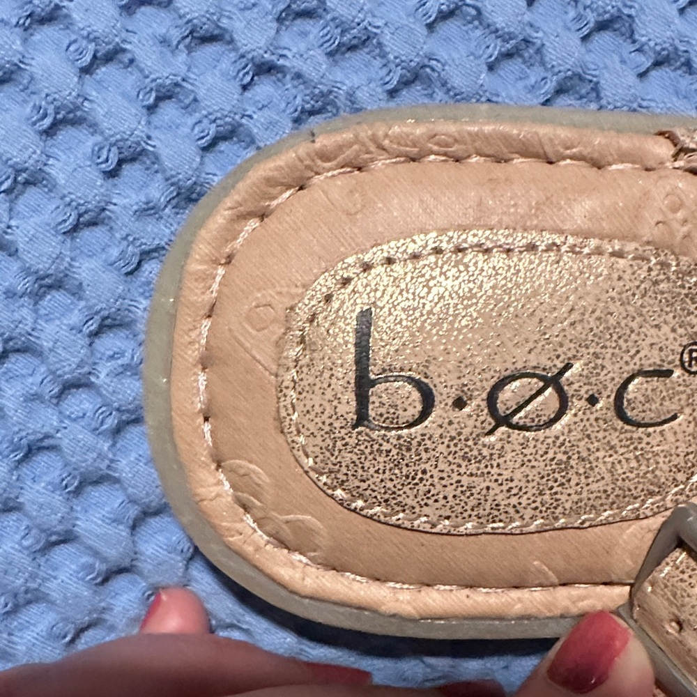 b.o.c. Tan Women's Sandals with Butterfly Design - Picture 2 of 3